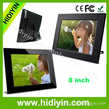 Acrylic frame 8 inch bulk digital photo frame with video loop